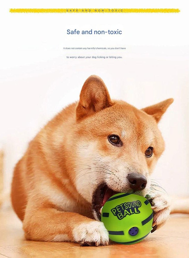 Goolsky كرة لعبة الكلاب التي تصدر صوتًا غير قابلة للتدمير - جهاز تدريب لتسلية الكلاب وتخفيف الملل وطحن الأسنان - Image 1