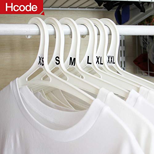 Hcode 1 Inch White Round Retail Clothing Size Label Adhesive Apparel Size Stickers A Set of 6 Rolls XS S M L XL XXL Total 3000 Pieces (3000 pcs, XS-XXL) - Image 5