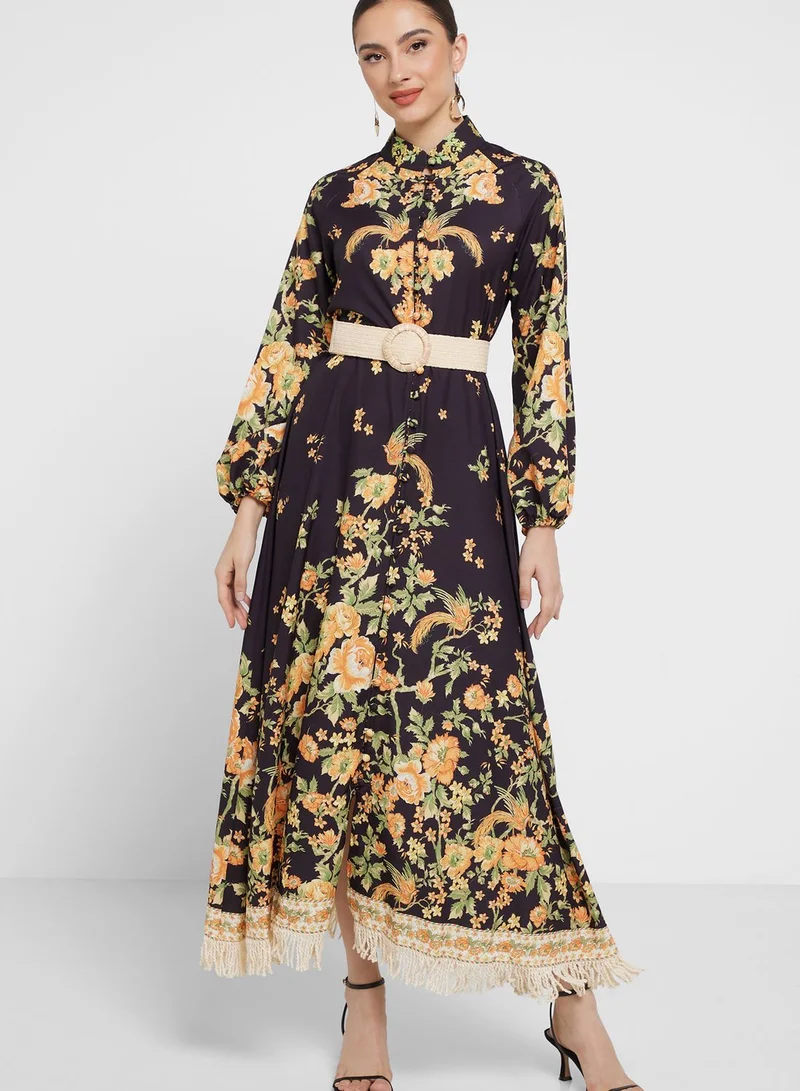 Khizana Floral Printed Dress