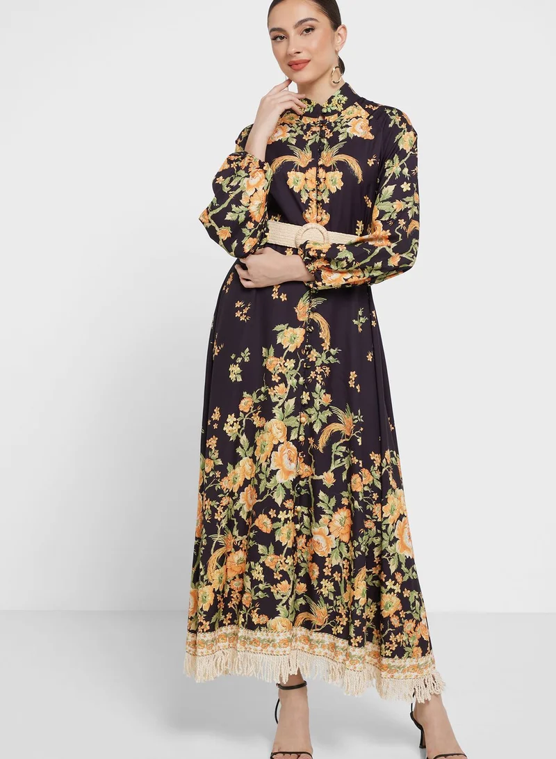 Khizana Floral Printed Dress
