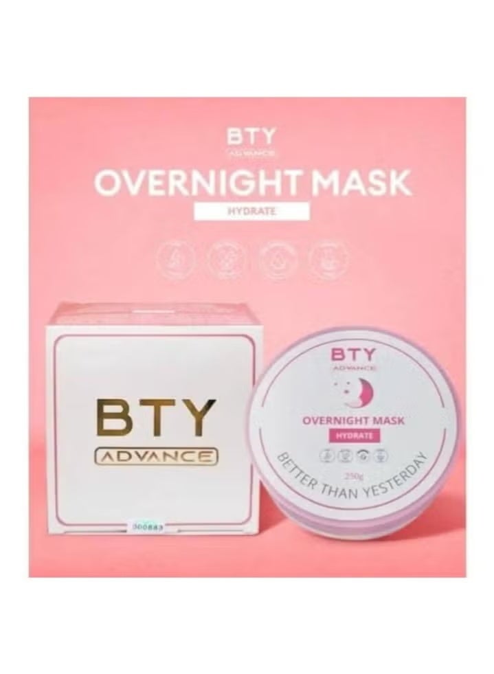 BTY Advanced InstaGlow TONE UP CREAM200ML+OVERNINHT MASK HYDRATE 250G - Image 2