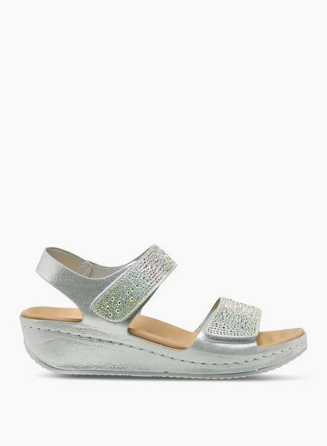 Women Embellished Hook & Loop Sandals Ramadan Collection