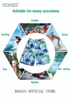 Men's Beachwear Quick Dry Beach Pants Swimming Trunks Leaves Pattern Thin Five-point Casual Pants Sports Running Boxer Swim Shorts Swimsuit Summer Multicolor - pzsku/ZAE8D5403F22E5A66CCE0Z/45/_/1671100142/cdac3c17-9be2-412b-b37f-f6186b5884e7