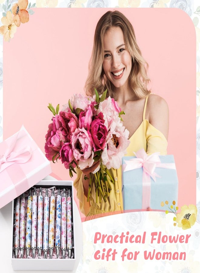 تيكيونايت أقلام حبر جاف مزينة بالزهور من تيك يونايت، 30 قلمًا، مثالية لحفلات أعياد الميلاد، للنساء، حبر أسود 1.00 مم، رأس رفيع، كتابة سلسة، مناسبة للكتابة اليومية، لوازم مكتبية - Image 5