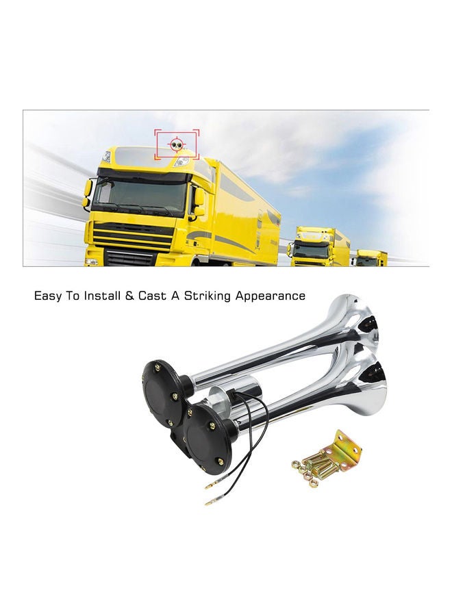 Loquat Dual Trumpet Electric Horn Kit - Image 2