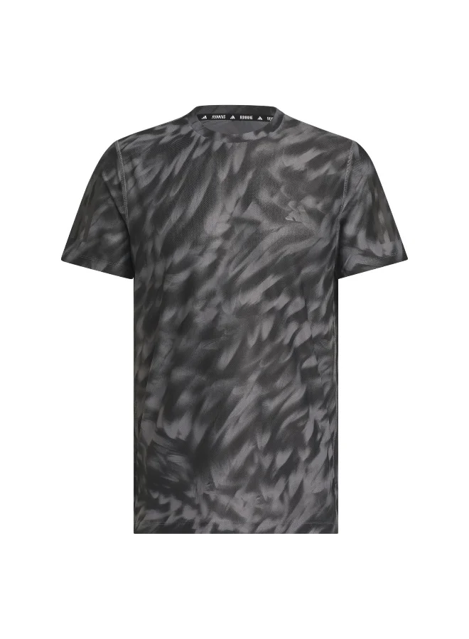 Adidas Otr Aop Tee M Grey Running Shirts For Men XS