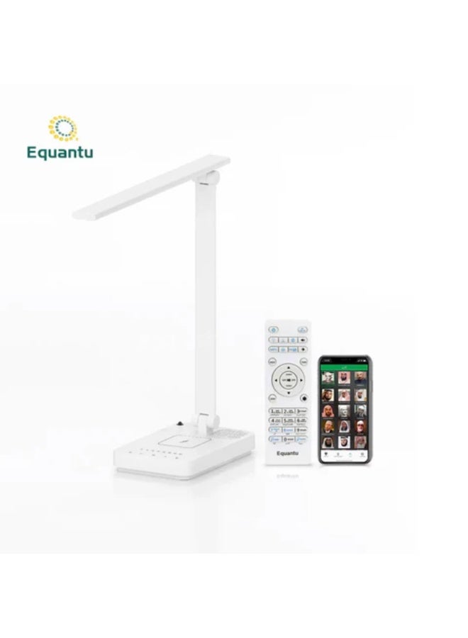 Equantu CRONY SQ-905 Guran Speaker Table Lamp with Soft Ambient Light & Wireless Phone Charging - Image 1