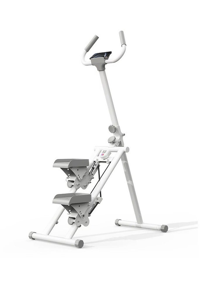 Generic 150KG Vertical Climbing Machine Foldable Vertical Cardio Exercise Machine Stair Climbing Exercise Machine for Home Gym Full Body Workout Adjustable Handlebar  - Image 1