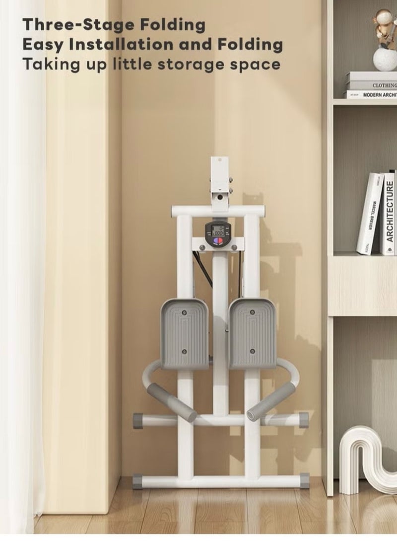 RH R&H Climbing Machine Foldable Vertical Cardio Exercise Machine Stair Climbing Exercise for Home Gym Full Body Workout Adjustable Handlebar - Image 5