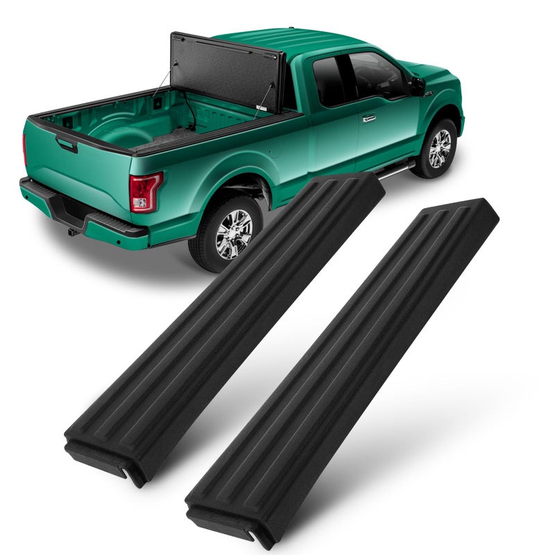 SCITOO 2PCS Tailgate Molding Cap 20092014 for Ford for F150 Accessories Matte Black Top Rear Tailgate Moulding Trim