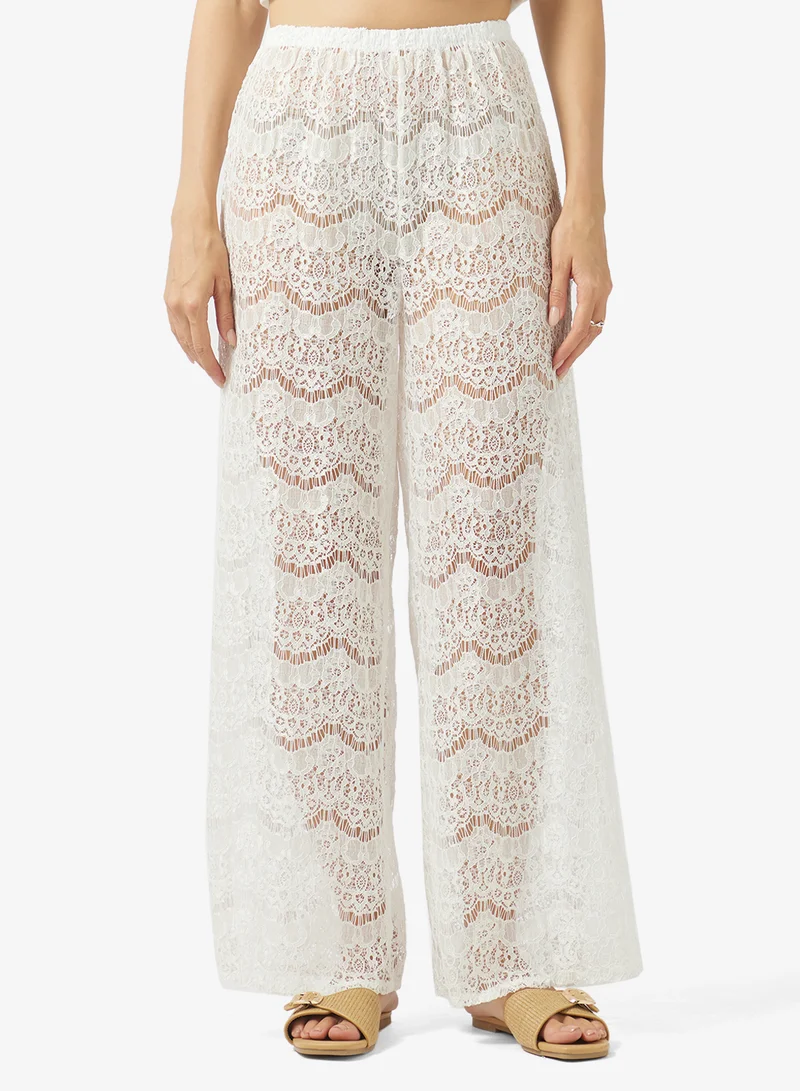 ELLA  Crochet Cowl Top & Pant Set for Women | Best Price UAE