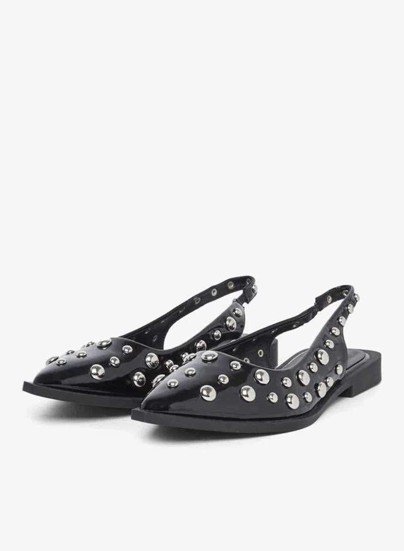 Styli Styli Women Black Studded Slingback Mules