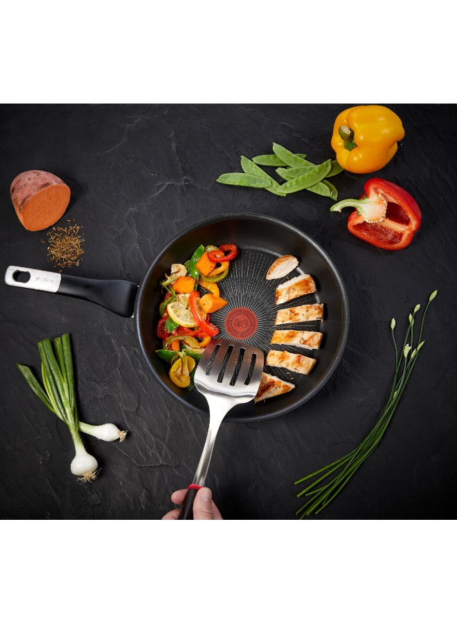 تيفال TEFAL مقلاة | UNLIMITED 30 سم | مقاومة للخدش | طلاء غير لاصق 100% آمن | مؤشر حرارة Thermo Signal™ | تحمير مثالي | صنع في فرنسا | متوافقة مع الحث | ضمان لمدة سنتين | G2550702 أسود - Image 5