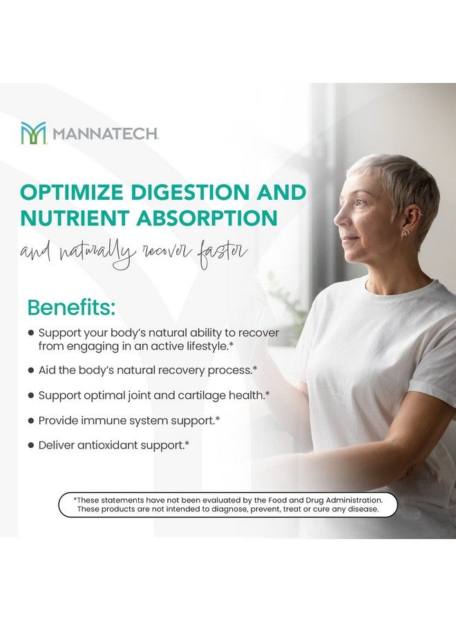 Mannatech BounceBack by Mannatech with Proteolytic Enzyme Blend, Phytosterol Blend and Turmeric Extract Supports Optimal Joint & Cartilage Health, 60 Capsules - Image 4