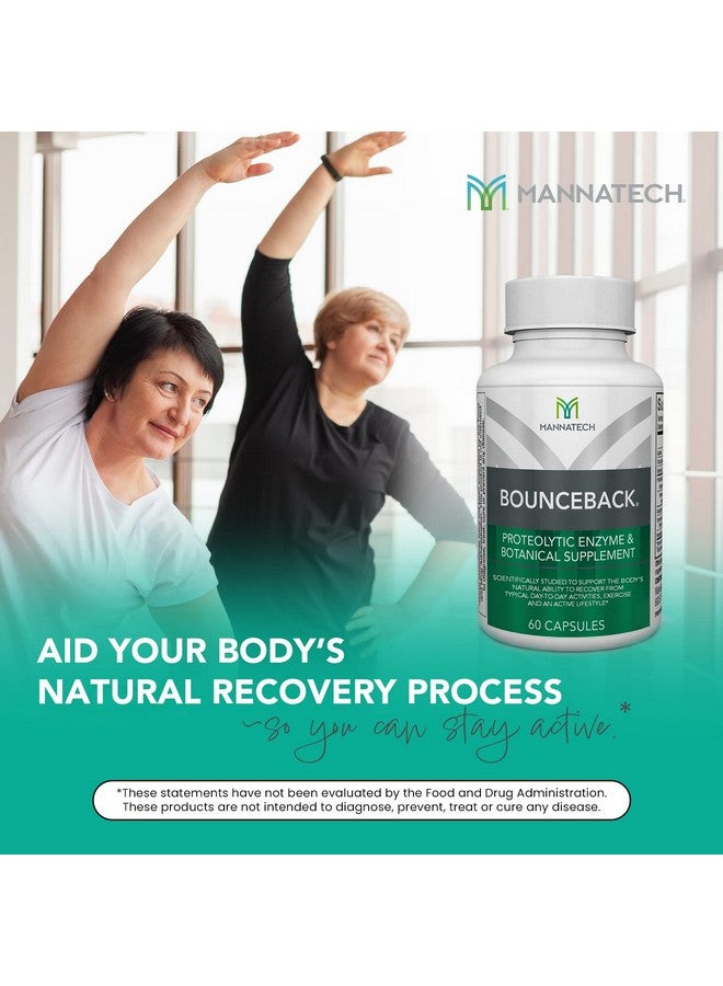 Mannatech BounceBack by Mannatech with Proteolytic Enzyme Blend, Phytosterol Blend and Turmeric Extract Supports Optimal Joint & Cartilage Health, 60 Capsules - Image 5