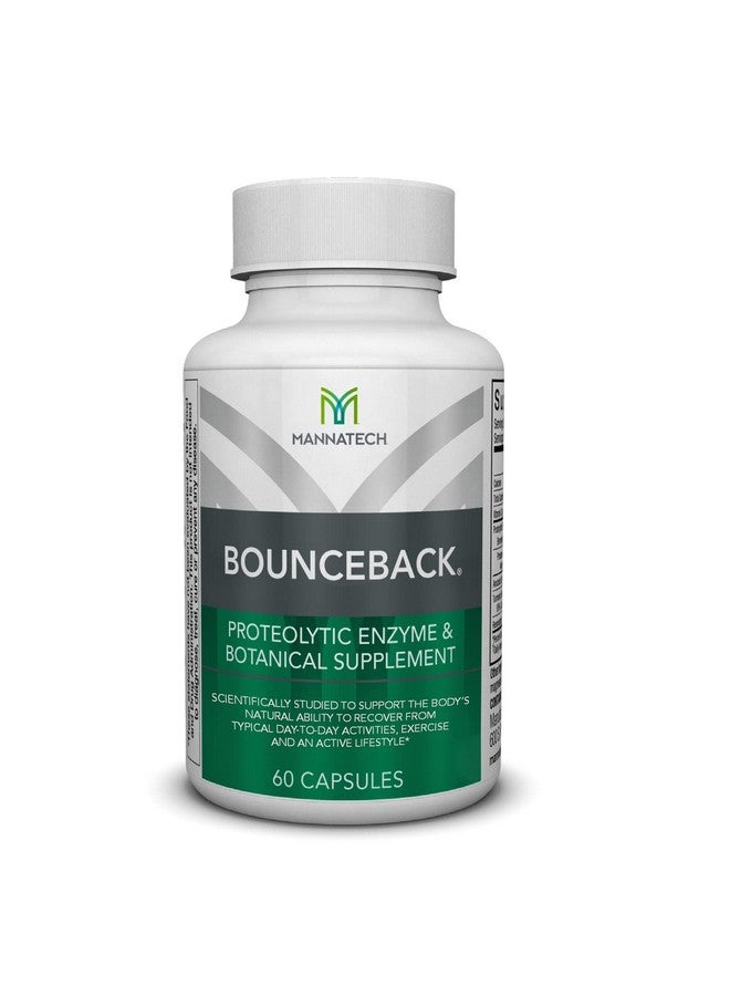 Mannatech BounceBack by Mannatech with Proteolytic Enzyme Blend, Phytosterol Blend and Turmeric Extract Supports Optimal Joint & Cartilage Health, 60 Capsules - Image 1