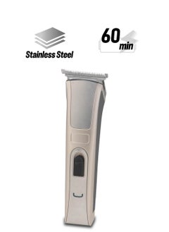 Clikon Clikon Rechargeable Hair Clipper with Razor Sharp Stainless Steel Blades, 60 Minutes Working Time, 2 Years Warranty, Silver and Black - CK3220  - Image 1