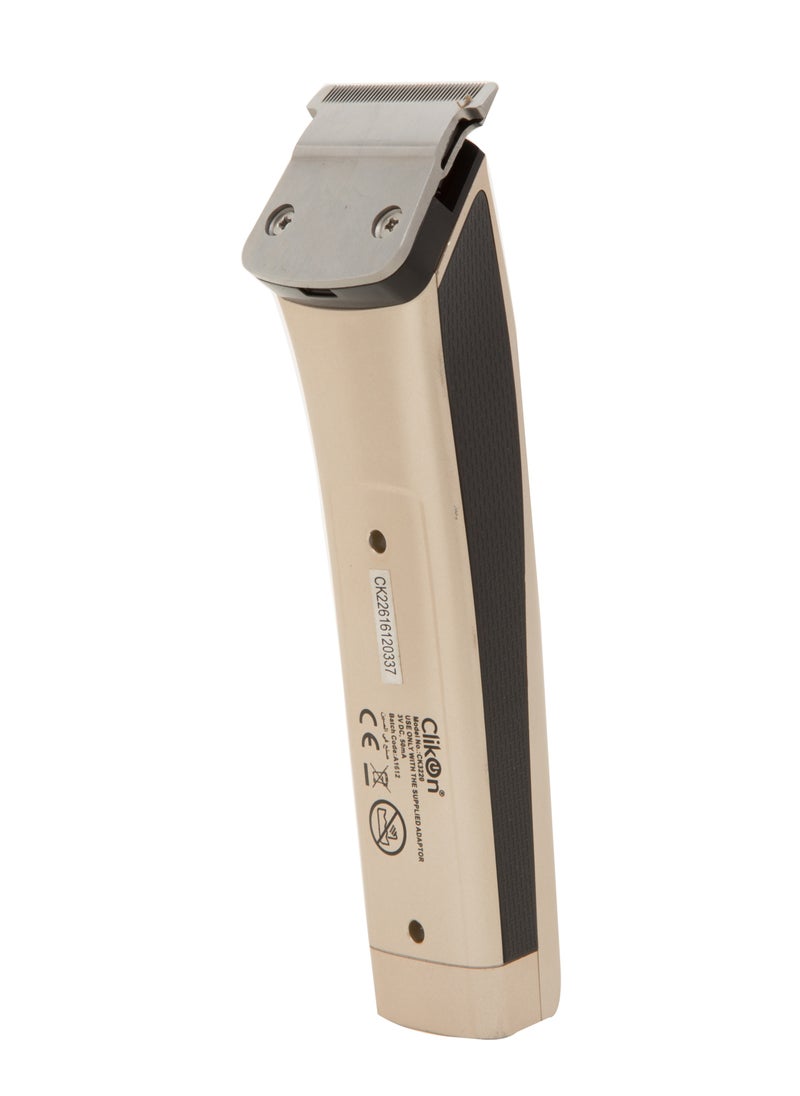 Clikon Clikon Rechargeable Hair Clipper with Razor Sharp Stainless Steel Blades, 60 Minutes Working Time, 2 Years Warranty, Silver and Black - CK3220  - Image 2