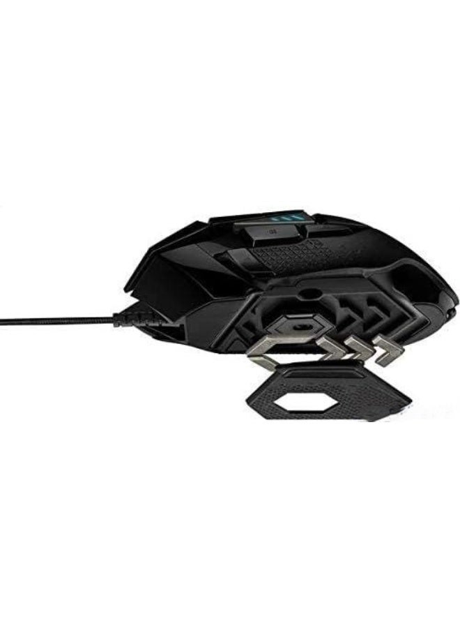 Wired Gaming Mouse – High Performance,  Sensor, 16000, RGB Lighting, Adjustable Weights, 11 Programmable Buttons – Black Original one year warranty - Image 1