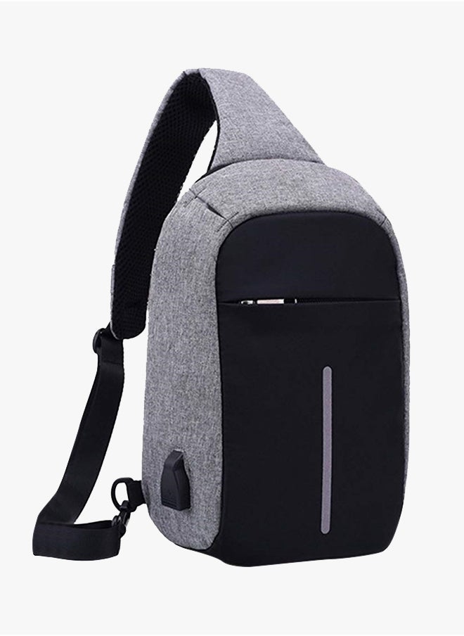 Anti-Theft Backpack Grey/Black - Image 2
