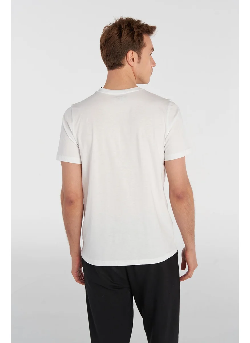 هامل Graphic Triple Logo Tee Short Sleeve T-Shirt