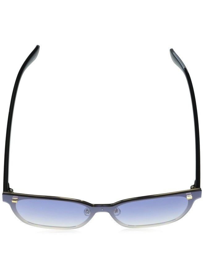 Martha stewart - Women'S Ms140 Refined Retro Metal Uv400 Protective Square Sunglasses-Timeless Gifts For Her, 56Mm, Blue Fade, 56 Mm - Image 1