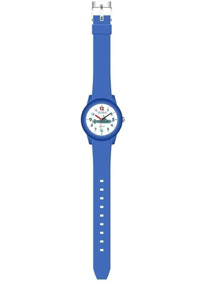 ASTRO Astro Kids Japan PC21 Movement Watch, Analog Display and Polyurethane Strap - A23810-PPNW, Blue
