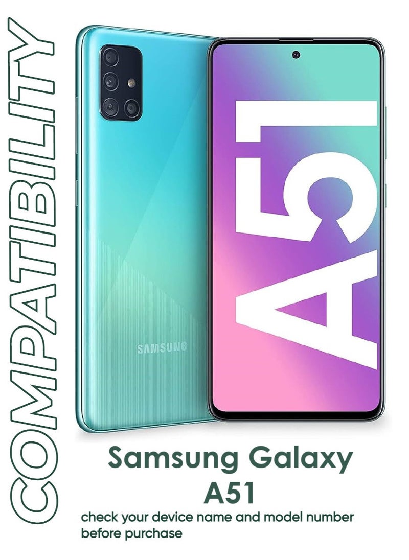 ACLIX 5 Pieces Antistatic ESD Dustproof Premium Quality High Definition Tempered Glass Screen Protector Designed For Samsung Galaxy A51 - Image 3