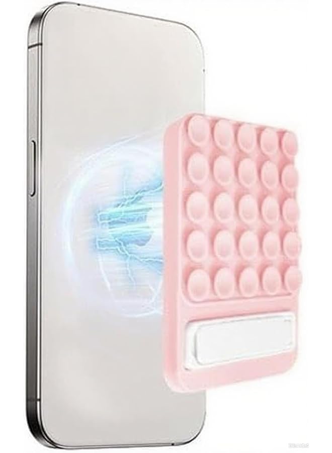 S-TOP Silicone Suction Phone Case Adhesive Mount, Accessories Hands-Free Strong Grip Holder, for Selfies and Videos, Durable, Easy to Use - Image 1