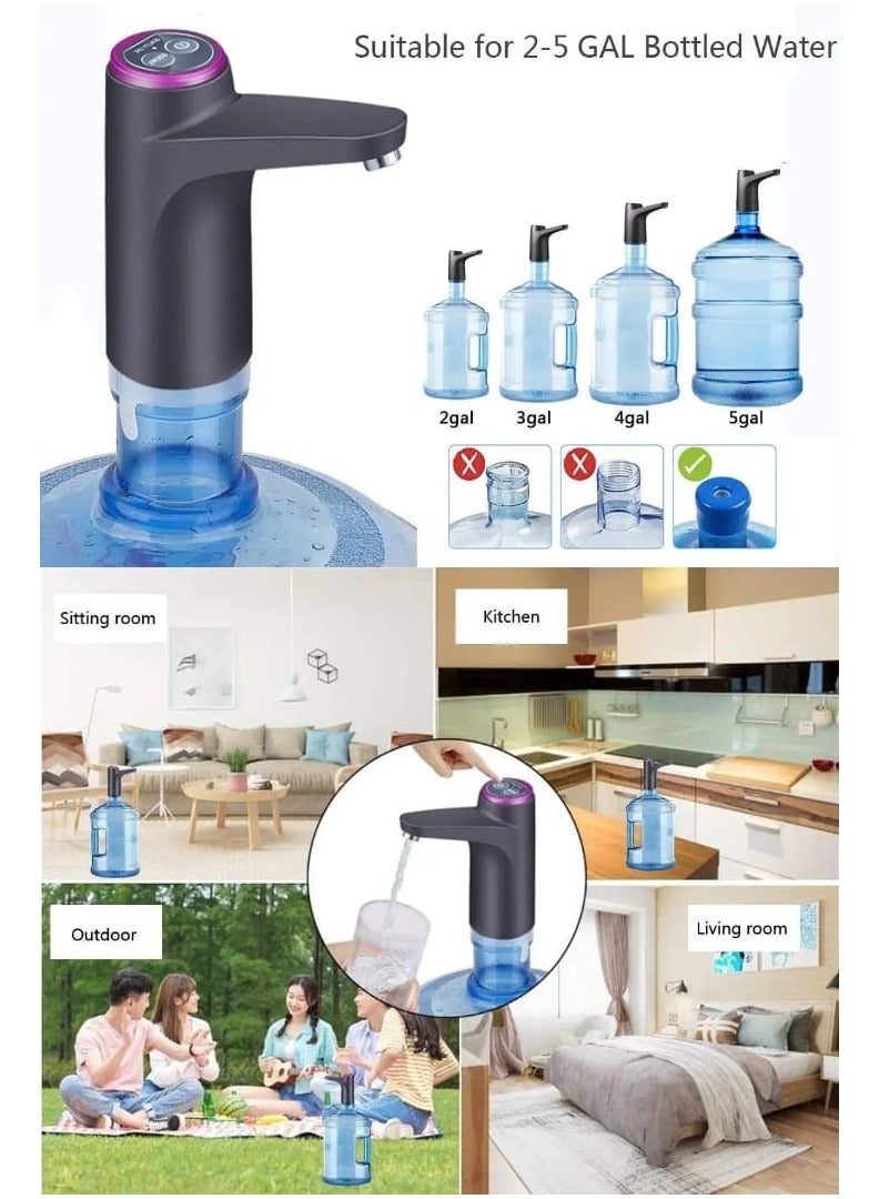 سكاي تاتش مضخة موزع مياه ذكية أوتوماتيكية ذكية USB شحن عالي السرعة لتصريف المياه الكمية - Image 3