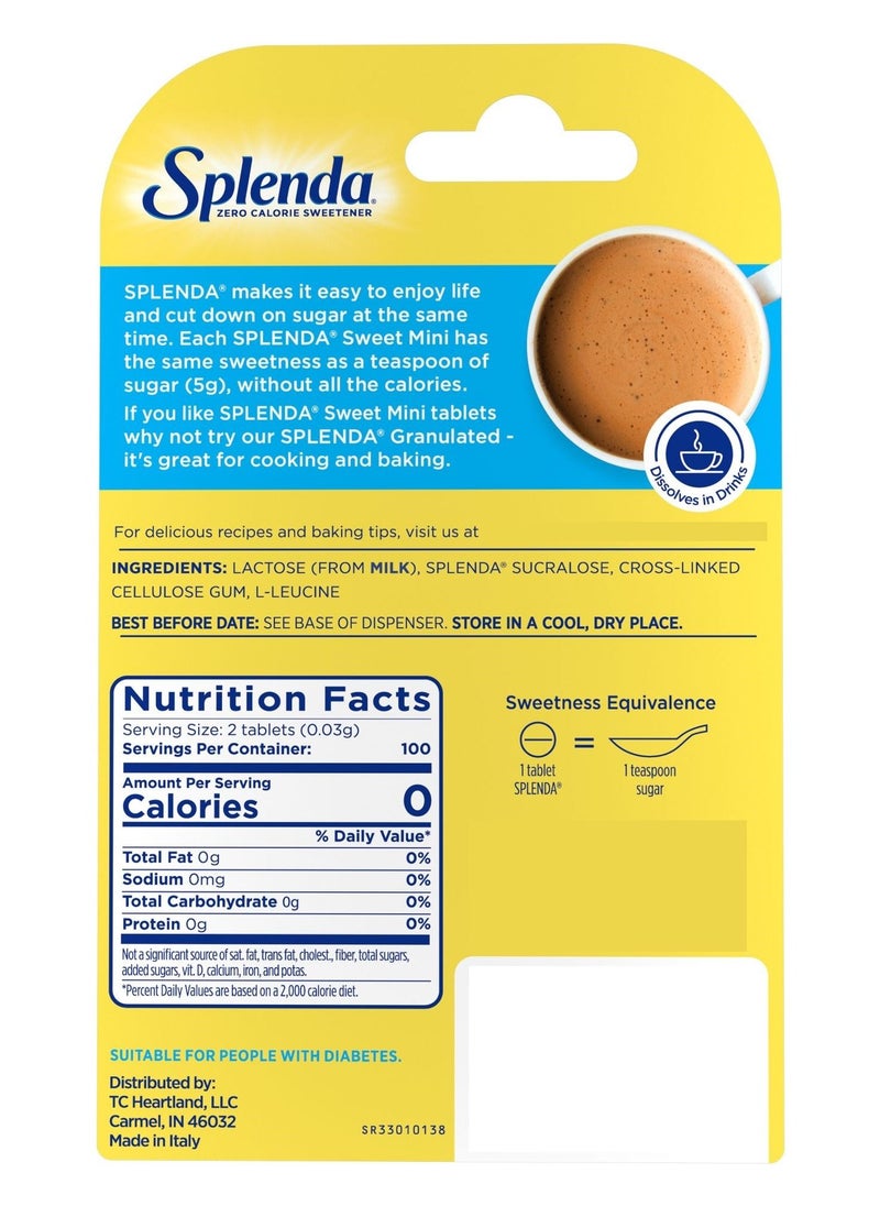 Splenda - Zero Calorie Sweetener 300 Sweet Minis - Image 1
