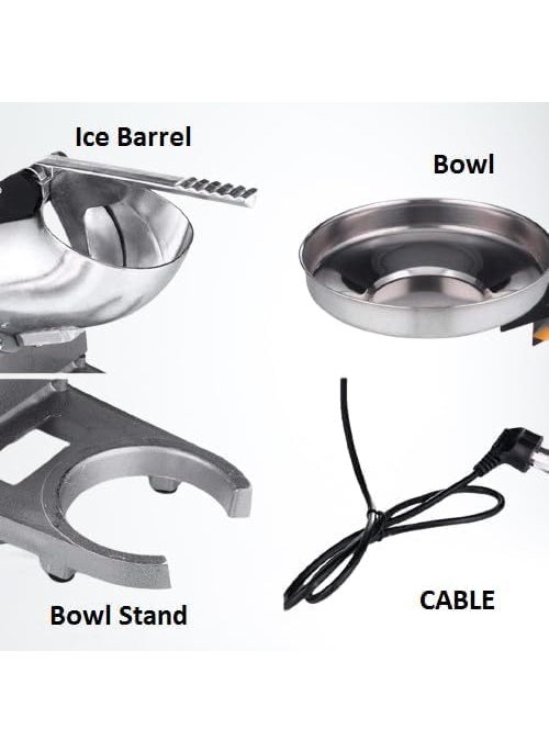 ISTARA - Istara Electric Ice Crusher Machine Gola Making Machine for Home Autocut Sensor Machine 500 Watts Ice Machine Use in Homes CafesHotels Restaurants Small - Image 1