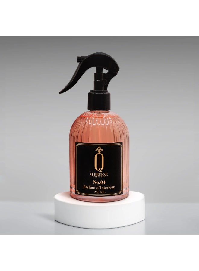 BREEZE PERFUMES بخاخ معطر هواء 250 مل | منزل، غرفة ومكتب | انتعاش فاخر طويل الأمد | رقم 04 - Image 2