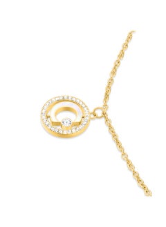 CERRUTI 1881 Cerruti 1881 Marque Necklace – Mother of Pearl & Crystal-Accented Pendant – Timeless Elegance with Vibrant Touch  - Image 2