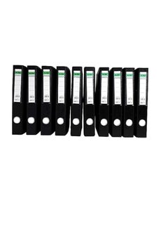 Alba Rado 20-Piece Box File Folder Set, A4 size Black  - Image 1