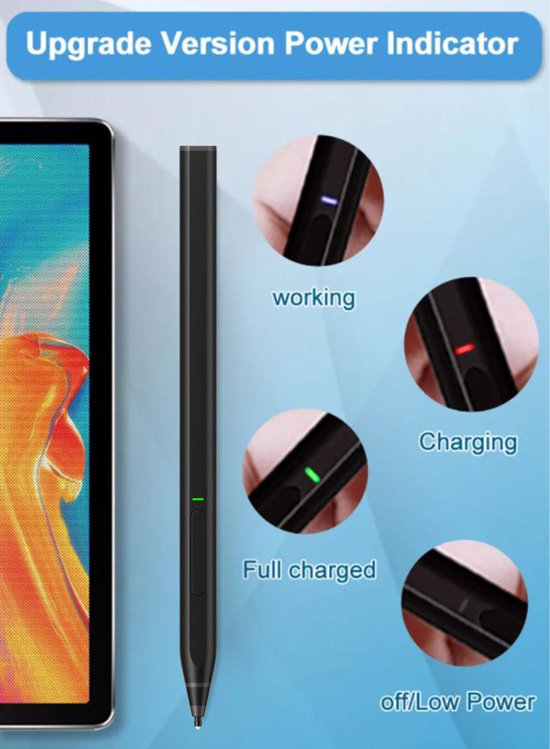 4090 Levels Stylus Pen for Microsoft Surface 3/4/5/6/7/8/9/Pro X, Surface Laptop 1/2/3/4/5, Surface Book 1/2/3, Surface Go 1/2/3, Surface Studio1/2 Black  - Image 3