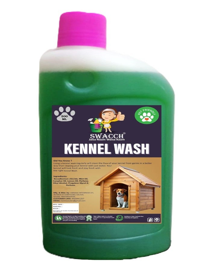 swacch Kennel Wash (500ml) Mogra I Pet Stain & Odour Remover I Pet Floor Cleaner Liquid I Dog and Cat Friendly - Image 1