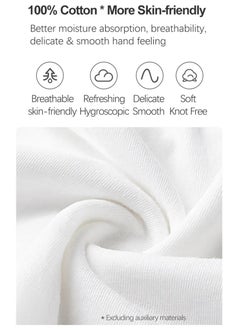 Be a better mom 4PCS Disposable Panties Underwear for Women Cotton and Individual Sealing Throw Pants Disposable Maternity Briefs for Travel Hospital Business Trip Hotel Spa XL XXL 3XL  - Image 2