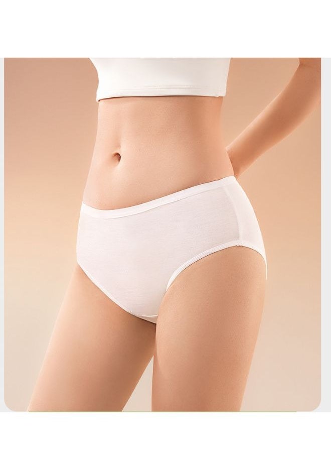 Be a better mom - 4PCS Disposable Panties Underwear for Women Cotton and Individual Sealing Throw Pants Disposable Maternity Briefs for Travel Hospital Business Trip Hotel Spa XL XXL 3XL - Image 1