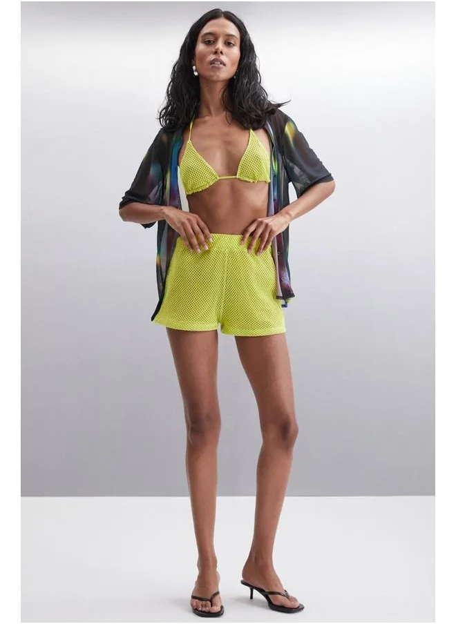 GRIMELANGE Grimelange Azara Women's Cotton Slim Lime Bikini