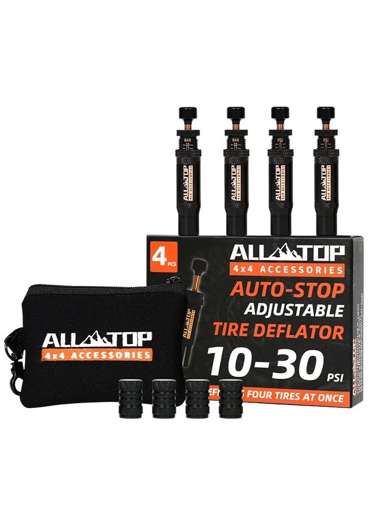 AllTopBargains Portable Adjustable Auto-Stop 4X4 Accessories air down automatic tire deflator spike valve - Image 1