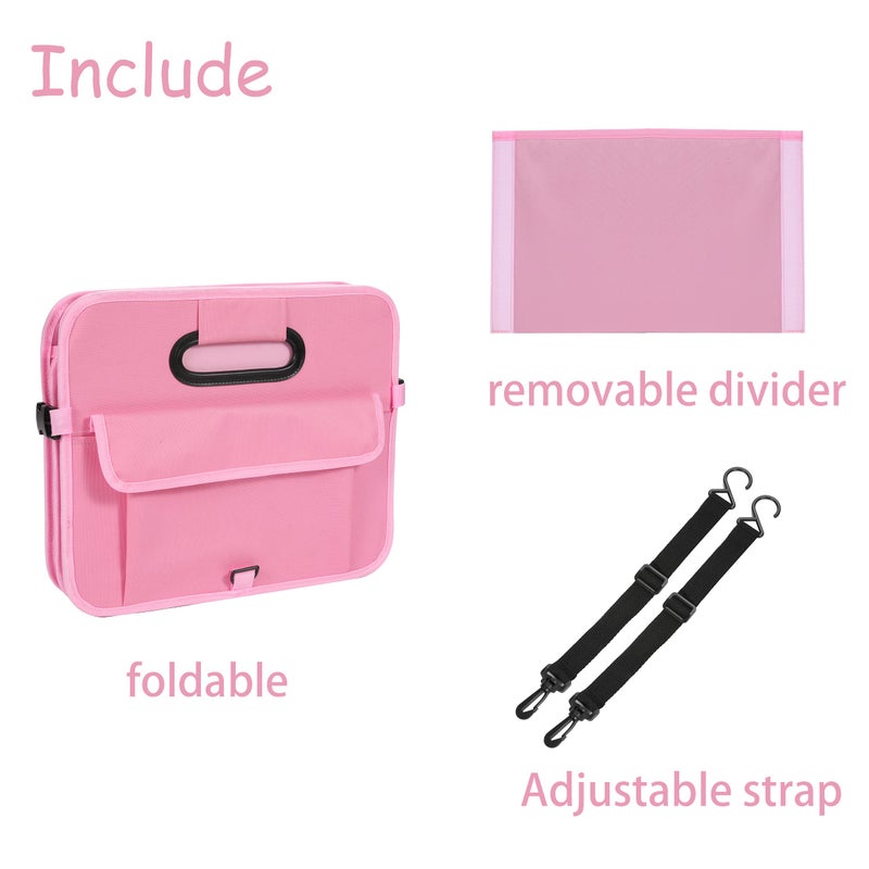 AOKJOY Car Trunk Organizer - Collapsible Multi Compartment Storage with Adjustable Straps for SUV - Image 5