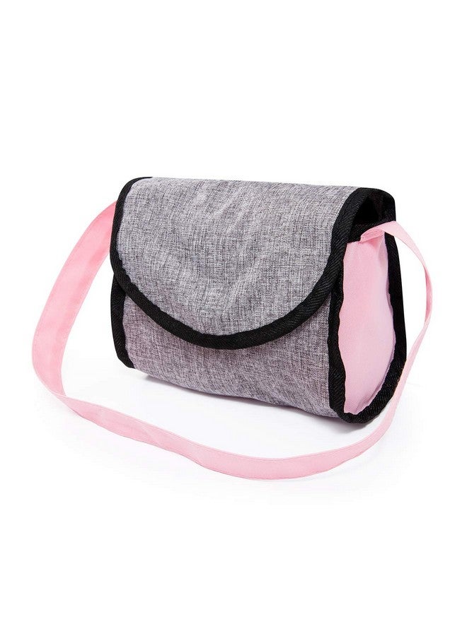 Bayer Dolls 4-in-1 Toy Baby Doll Pram Stroller Cosy Set - Dolls Up to 18" (Pink/Grey) - Image 4