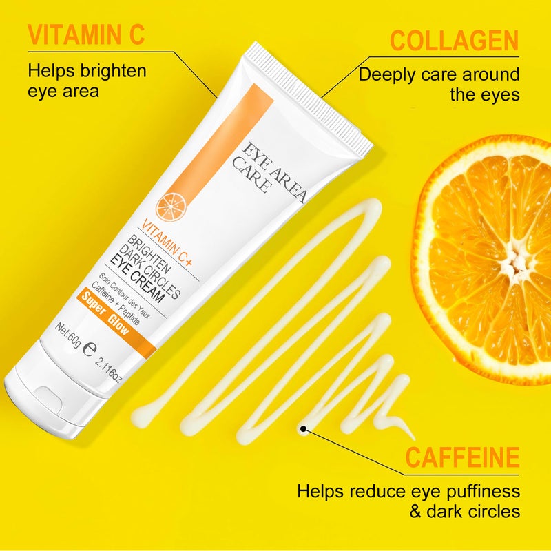 Vitamin C Caffeine Peptide Brightening Eye Cream,    60g - Image 3