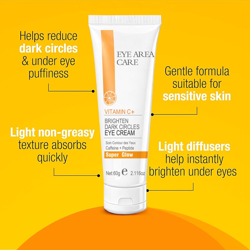Vitamin C Caffeine Peptide Brightening Eye Cream,    60g - Image 2
