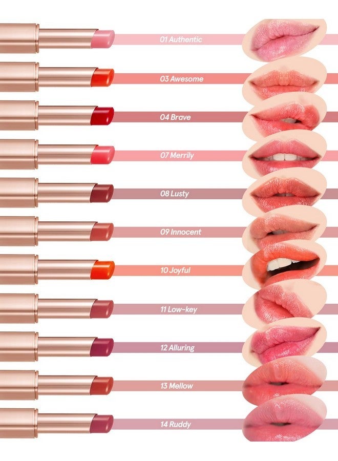ATHÉ Authentic Lip Balm 03 AWESOME (Tinted), Lightweight Wear & Plumping Lips without Stickiness, Moisturizing & Nourishing Plant-Based Vegan Chapstick for Dry, Petrolatum Free, Cruelty-Free - Image 5