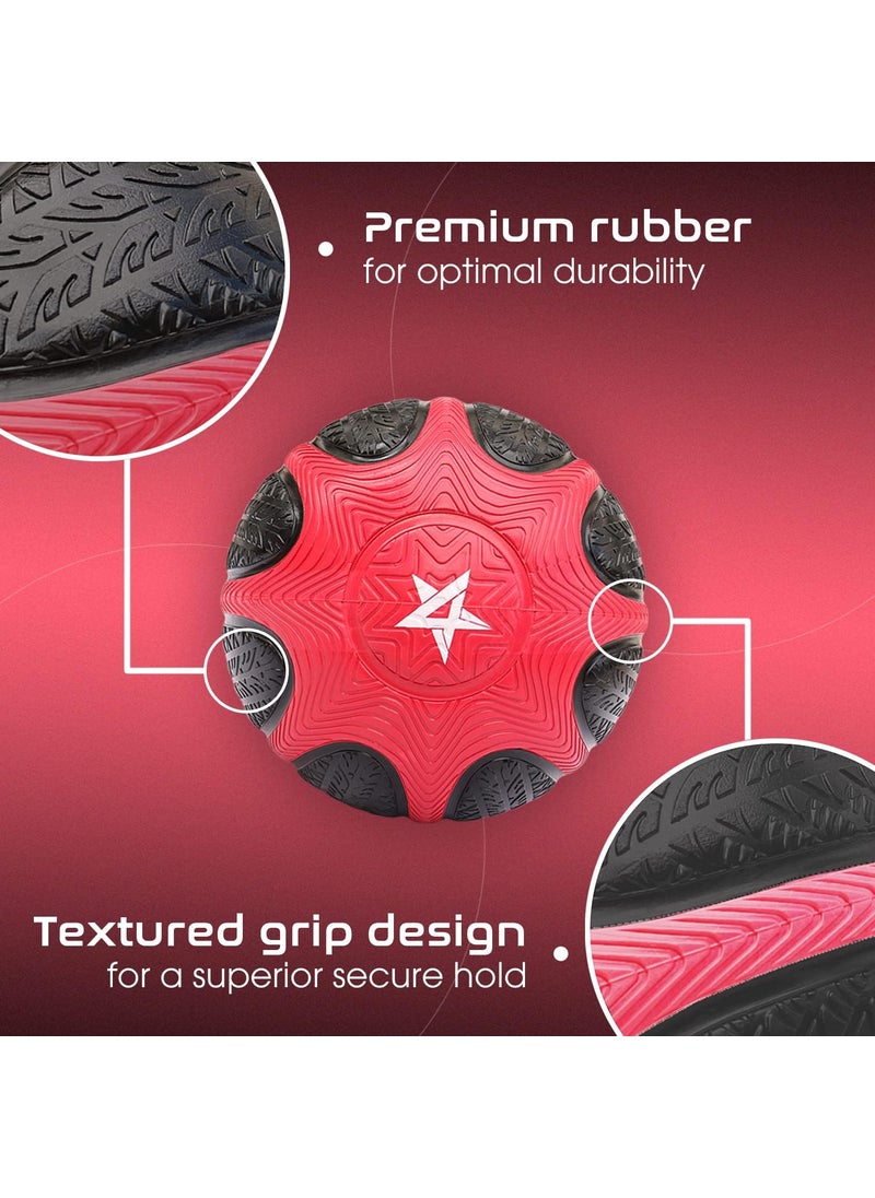 Yes4All Yes4All Medicine Ball with Dual Texture Grip Weighted Medicine Ball for Workouts Exercise Balance Training Core Strength Balance and Coordination Exercise NonSlip Rubber Shell with 681012LBS  - Image 3