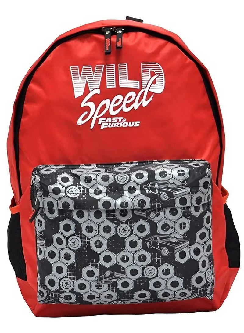 فاست أند فيوريس حقيبة ظهر كاجوال أنيقة - حقيبة سفر مقاس 16 بوصة، كمبيوتر محمول، مدرسة، وحقيبة مقاومة للماء - Image 2