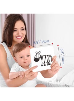 50 Pages Visual Stimulation Flashcards, 25 Pcs Black And White Baby Visual Stimulus Cards Sensory Developmental Black White Card Set For Newborn Baby 0-3 Months (5.5” X 5.5”) - pzsku/ZAE8F6C60870C1D04C534Z/45/_/1734348188/d8502645-9338-41df-8c81-9733fd0515c8