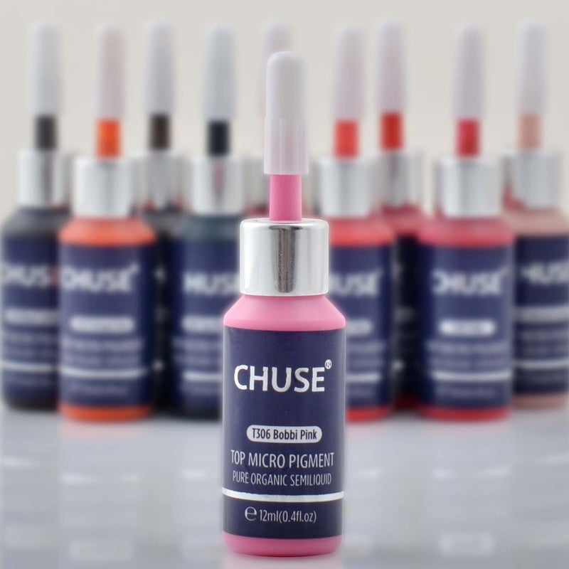 Chuse صبغات شفاه CHUSE PMU 0.4 أونصة/12 مل (T306 بوبى بينك) - Image 4